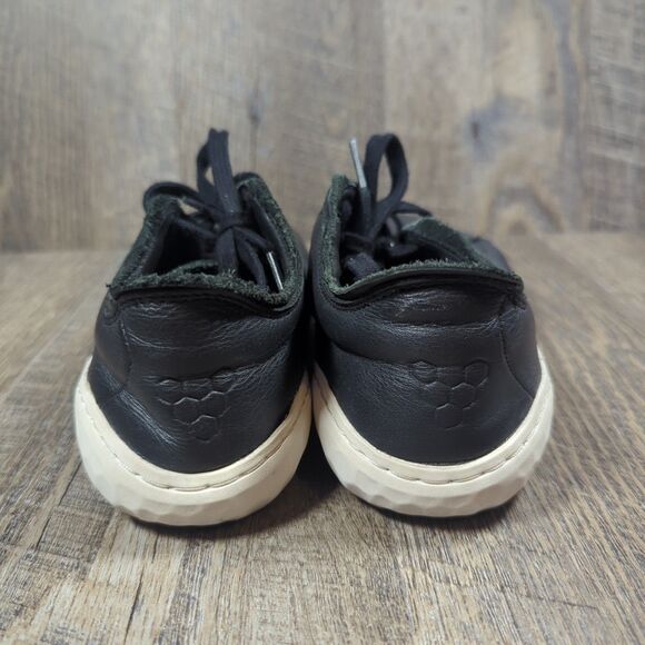 Vivobarefoot Geo Court III Black Leather Women’s Sneaker Shoes Size EU 35 US 4.5 - Picture 7 of 13